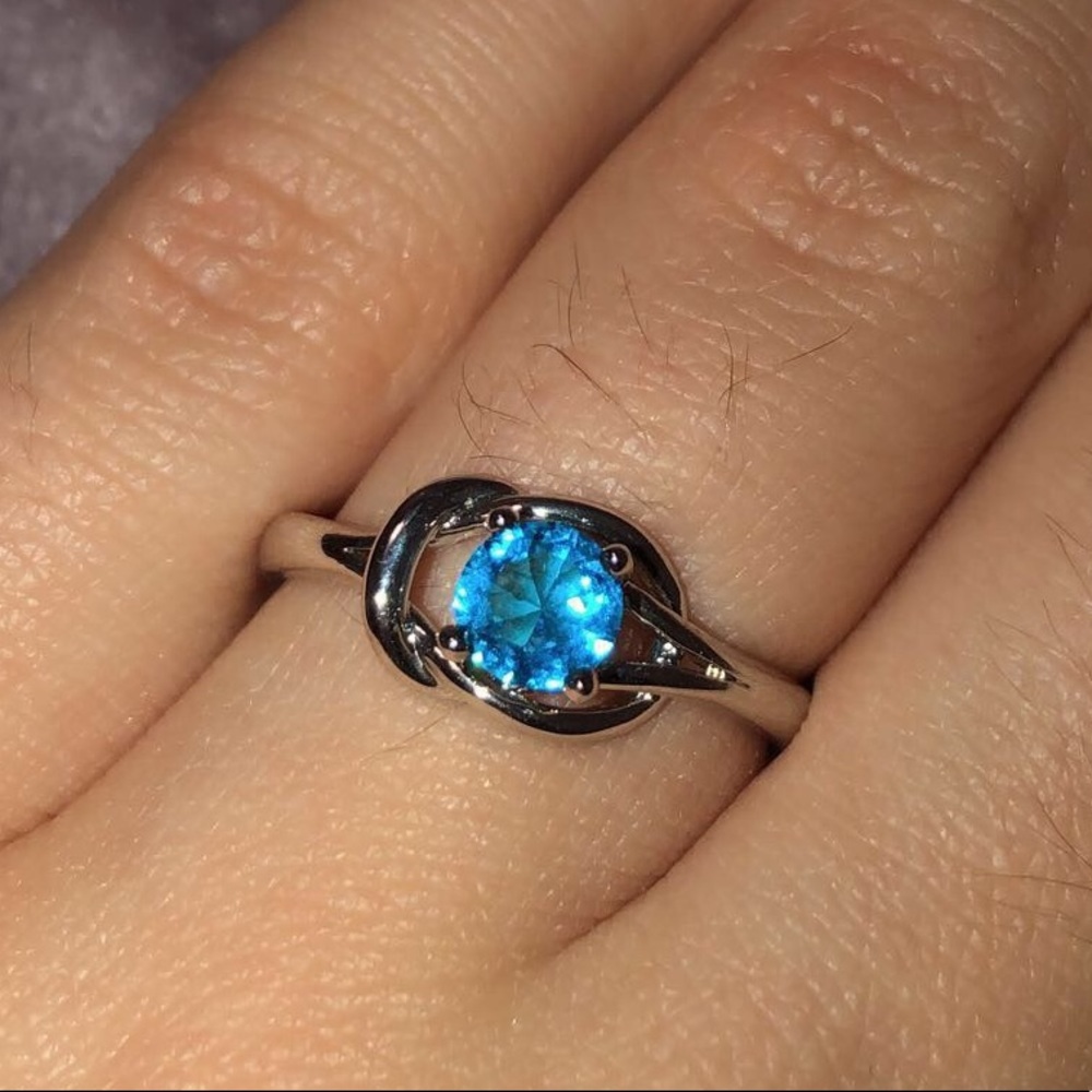 Faux Gem Promise Ring